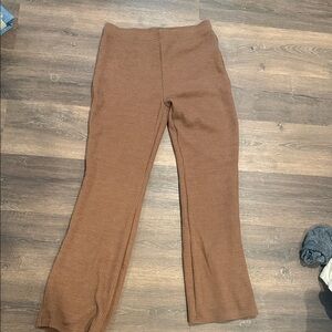 American Eagle Outfitters Brown Boot Cut Sweater Pants